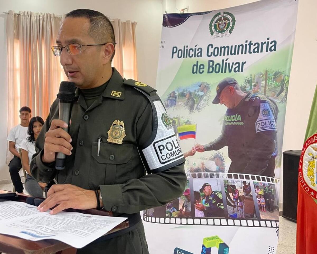 Coronel Alejandro Reyes Ramírez, comandante Departamento Policía Bolívar.