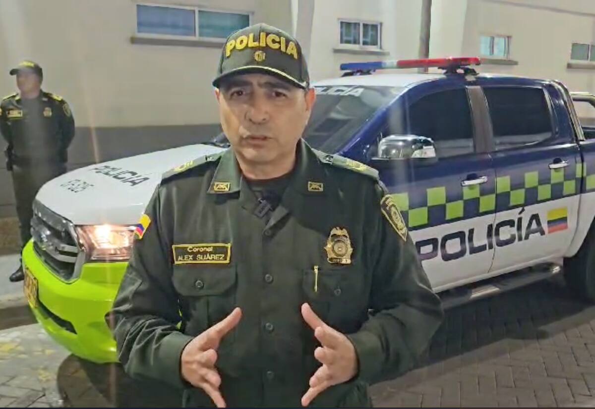 Coronel Álex Suárez Cruz, comandante Operativo y Seguridad Ciudadana de la Policía Metropolitana de Barranquilla.//Cortesía.