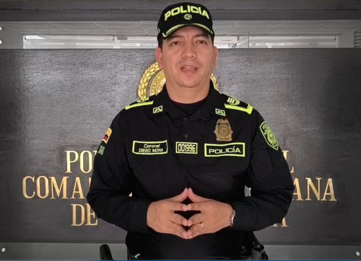 Coronel Diego Edixon Mora Muñoz, subcomandante de la Policía Metropolitana de Barranquilla.//Cortesía Policía Mebar.