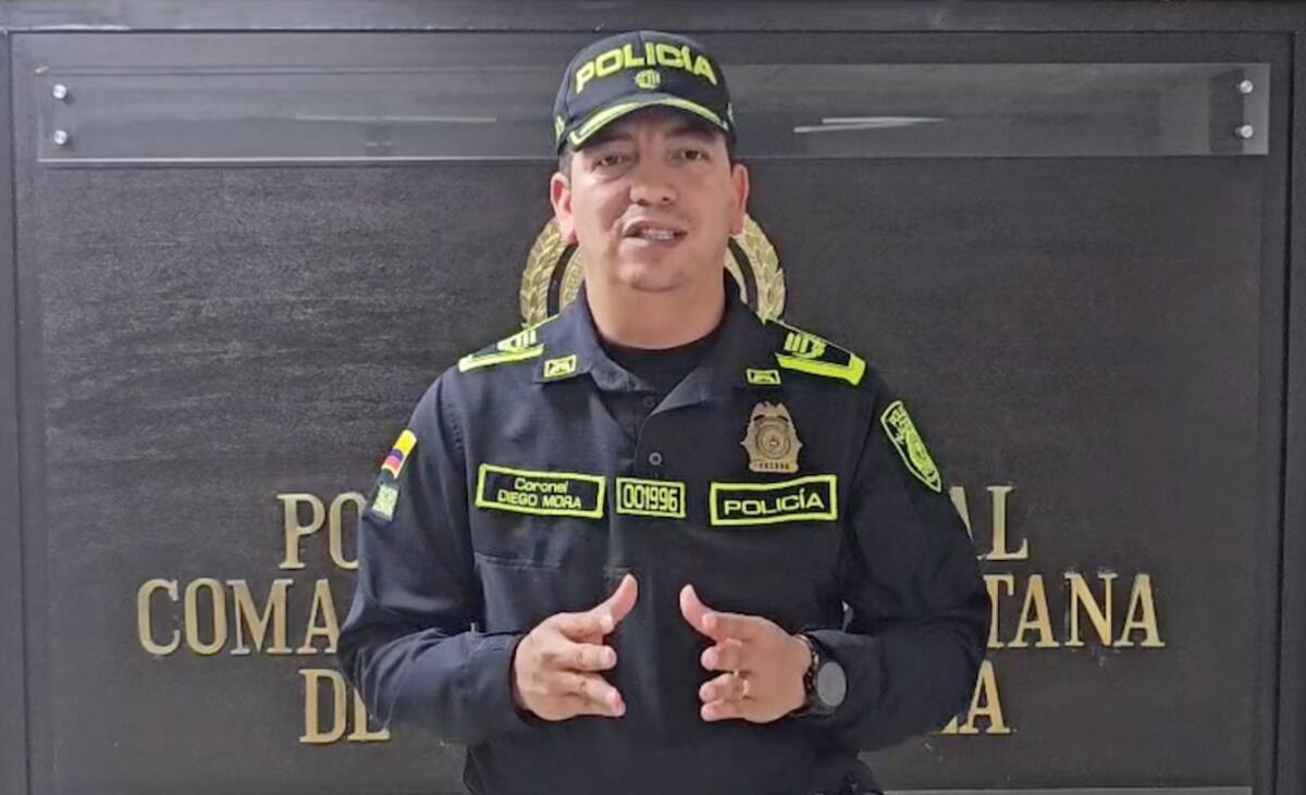 Coronel Diego Edixon Mora Muñoz, subcomandante Policía Metropolitana de Barranquilla,//Cortesía Policía Mebar.