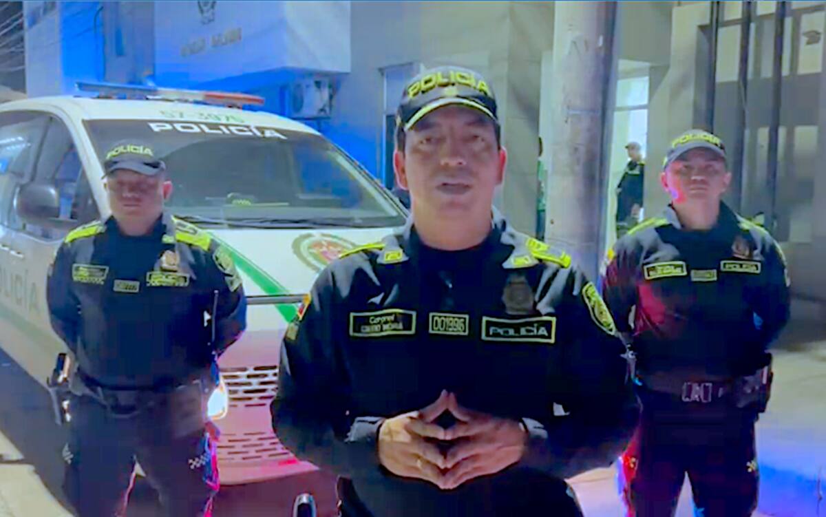 Coronel Diego Edixon Mora Muñoz, subcomandante Policía Metropolitana de Barranquilla.//Cortesía Policía Mebar.