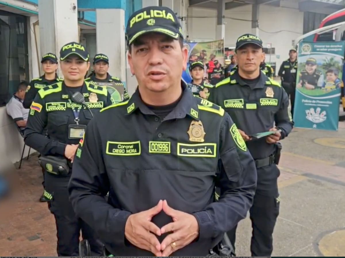 Coronel Diego Mora, del Grupo de Protección de Infancia y Adolescencia de la Mebar.//Cortesía Policía Mebar.
