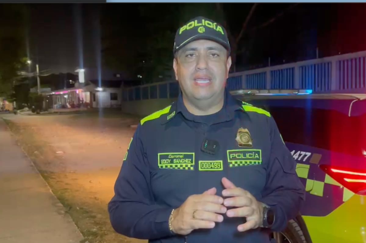 Coronel Eddy Javier Sánchez Sandoval, comandante del Departamento de Policía Atlántico.//Cortesía Policía Atlantico.