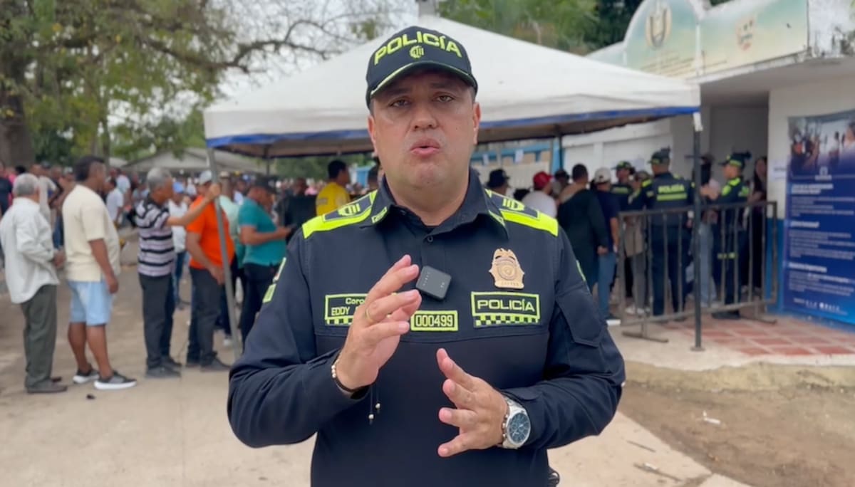 Coronel Eddy Sánchez Sandoval, comandante de Policia Atlántico.//Archivo.