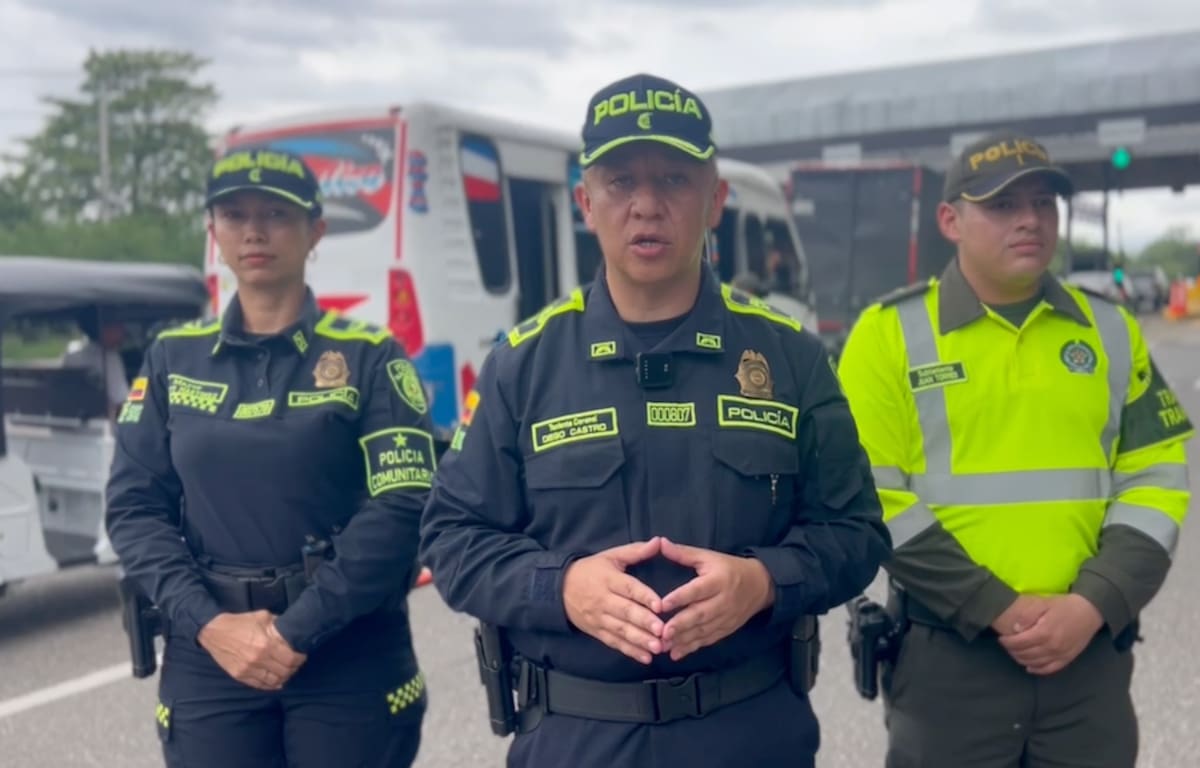 Coronel Rubén Darío Berrío Buitrago, comandante del Departamento de Policía Atlántico.// Cortesía Policía Atlántico.