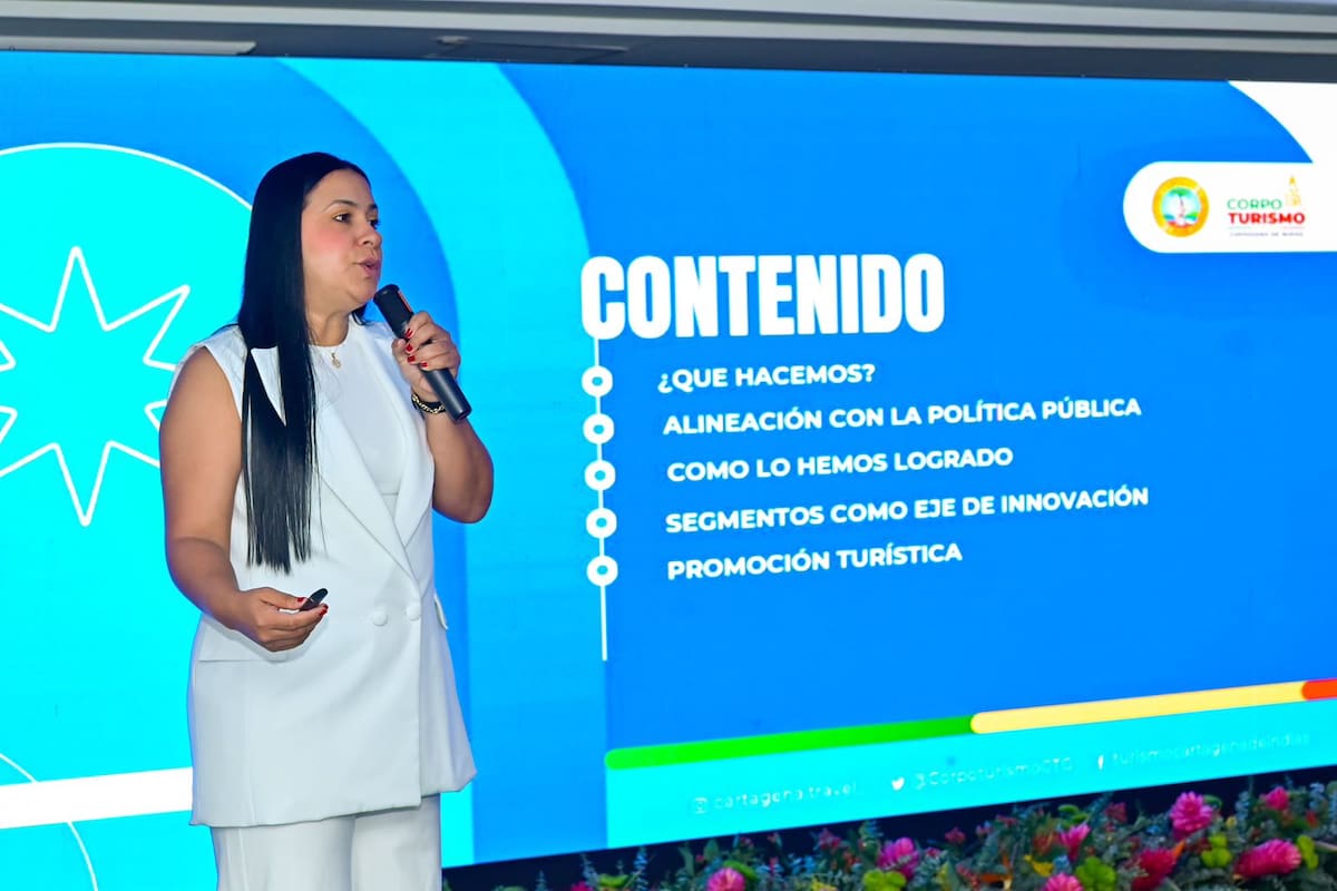 Corpoturismo presentación de balance. // Foto: cortesía - Alcaldía de Cartagena.