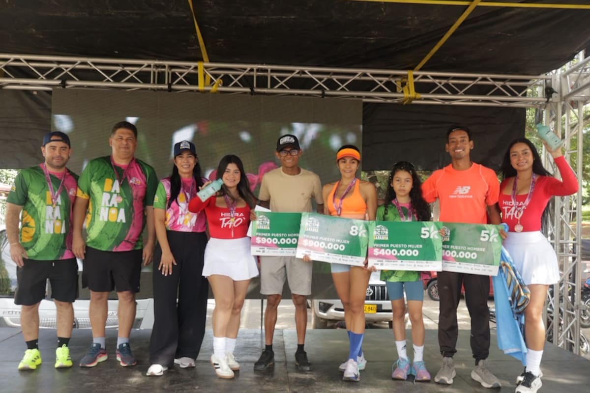 Estos fueron los ganadores de la carrera ‘Baranoa Corre’ celebrada este domingo