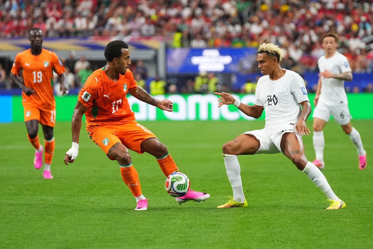 Costa de Marfil y Noruega definieron al clasificado a octavos de final hasta el final del partido en el Mundial. //Foto, EFE: JEFFREY MCWHORTER