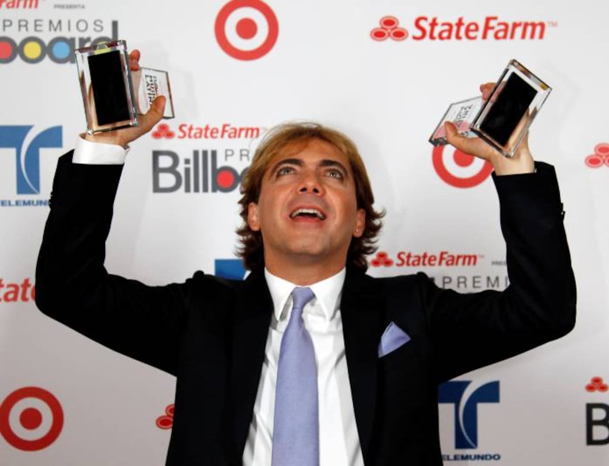 Cristian Castro en los premios Billboard. FOTOS AP
