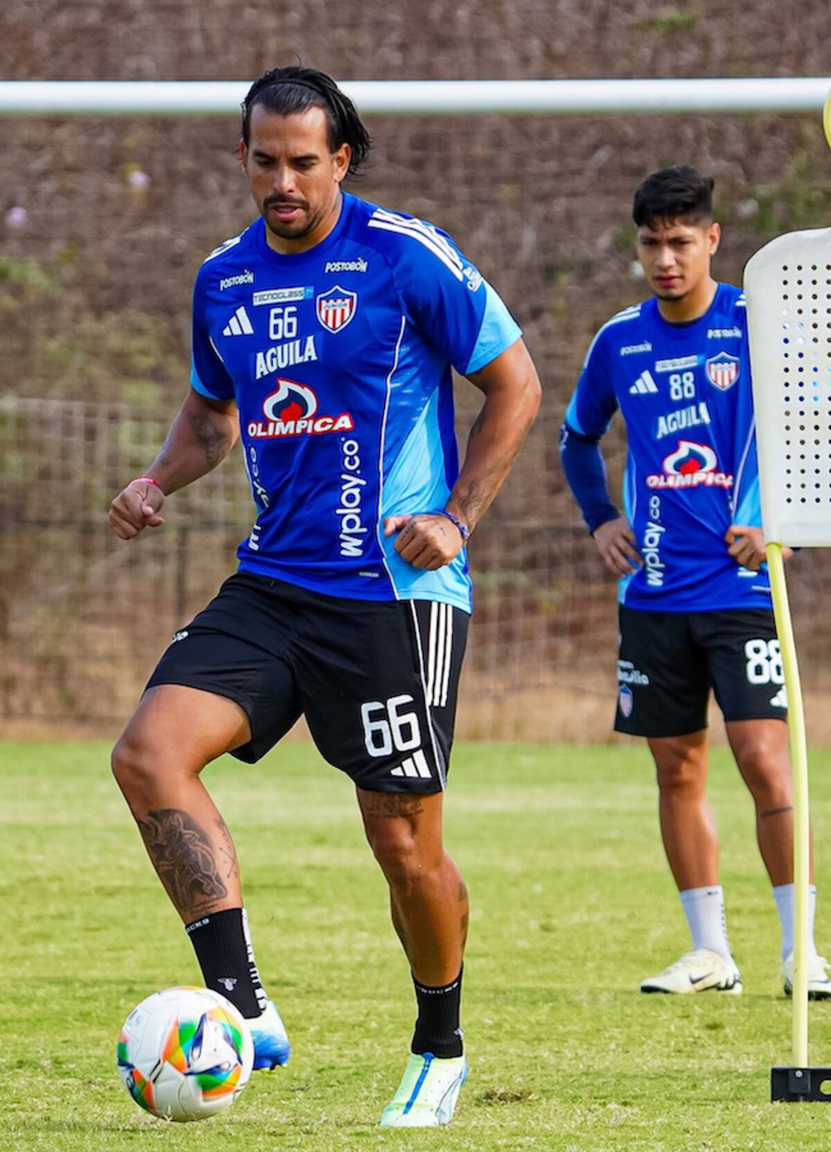Cristian Javier Báez, defensa del equipo Junior de Barranquilla.//Cortesía.