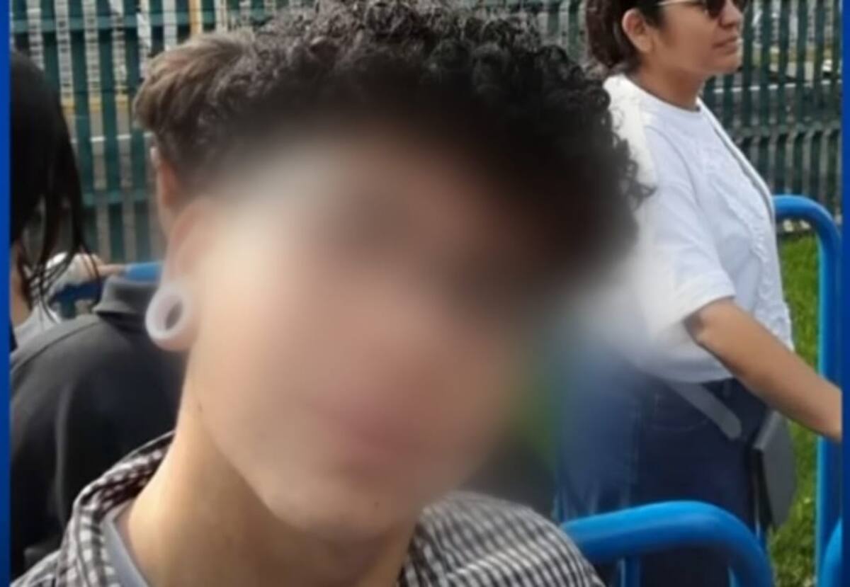 El joven universitario Cristian Martín s¿tan solo tenía 16 años. // Foto: captura de video.