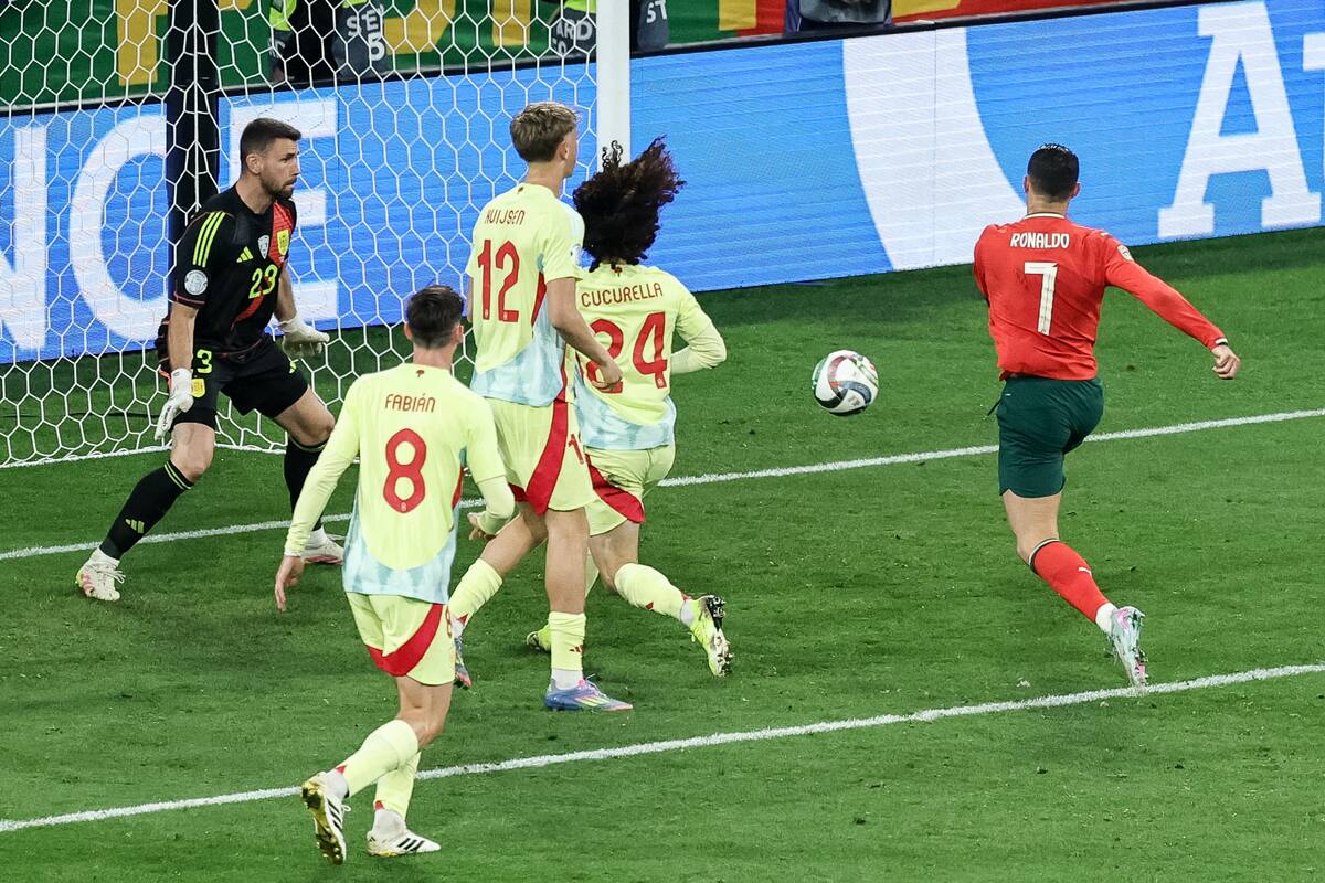 Cristiano Ronaldo anotó ocho tantos en esta edición de la UEFA Nations League. //Foto, EFE: FILIP SINGER