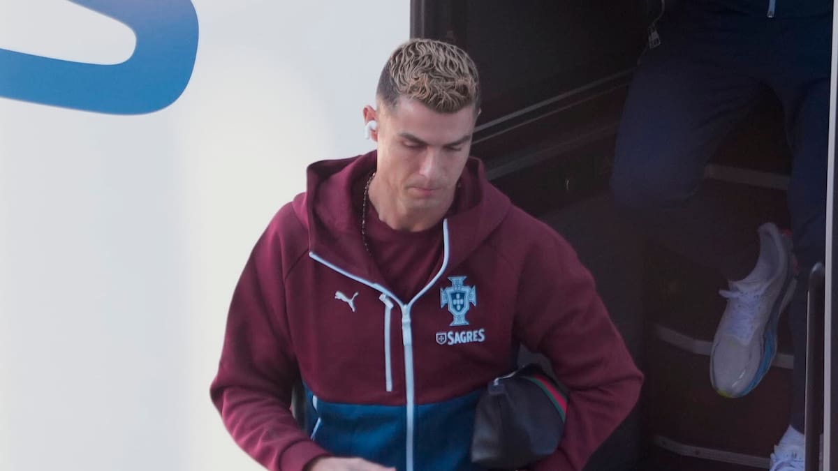 Cristiano Ronaldo se marchó de la concentración de Portugal. //Foto, EFE: Liselotte Sabroe DENMARK OUT