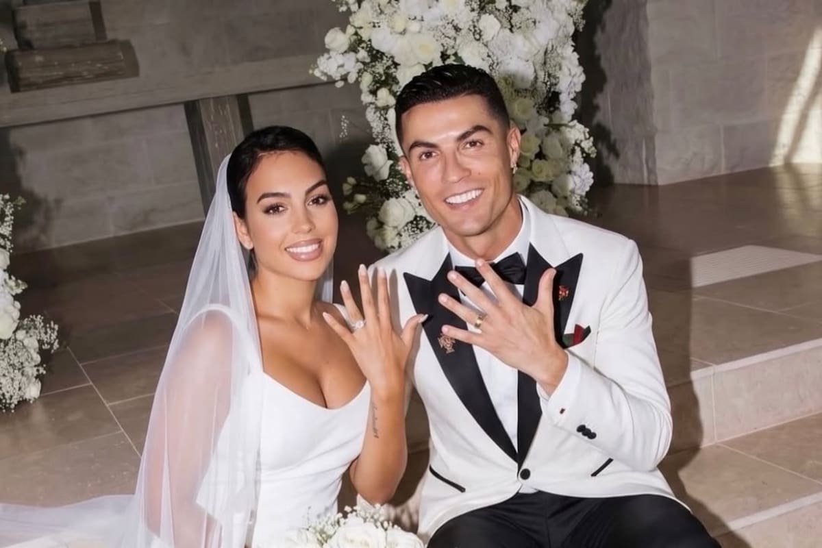 Es oficial: Cristiano Ronaldo y Georgina Rodríguez ya son esposos