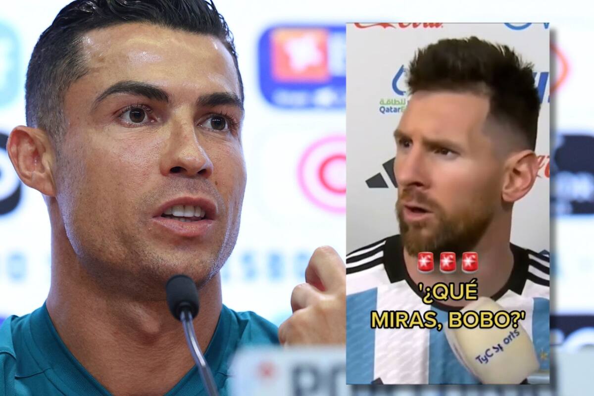 “¿Qué mira bobo?”: Cristiano Ronaldo imita la célebre frase de Lionel Messi