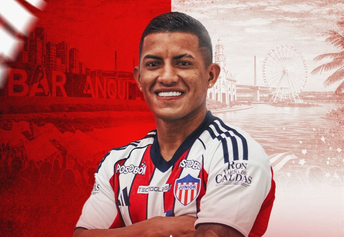 Junior de Barranquilla confirmo la contratación de Cristian Barrios.//Cortesía JuniorClubSA.