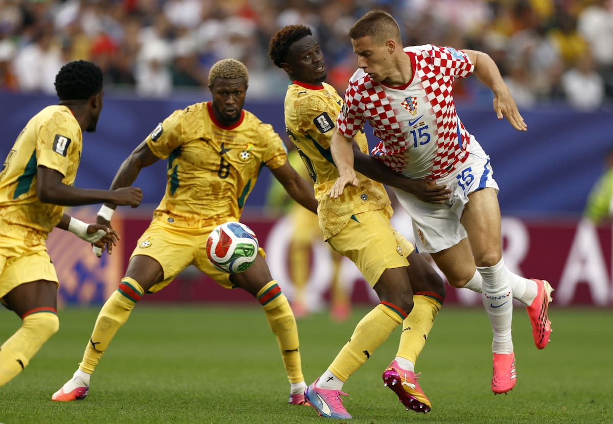 Croacia y Ghana disputaron un parejo partido por el Grupo L del Mundial. //Foto, EFE: WILL OLIVER