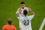 Video: la rabia de Cristiano Ronaldo al ser reemplazado en el partido ante Croacia