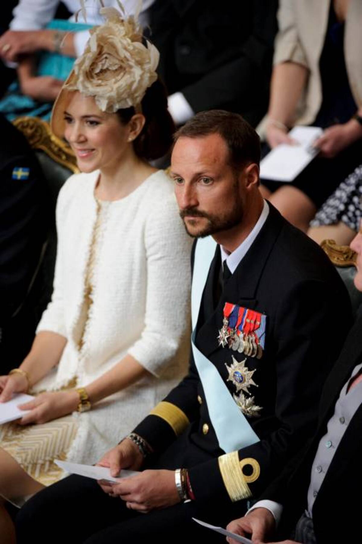 La princesa Mary de Dinamarca y el príncipe heredero Haakon de Norway. AFP