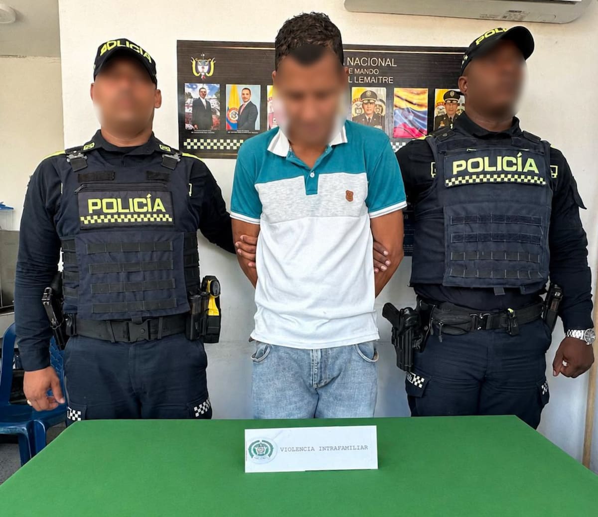 Cuatro hombres fueron capturados en diferentes operativos adelantados por la Policía en Cartagena. // FOTO. SUMINISTRADA POR POLICÍA NACIONAL.
