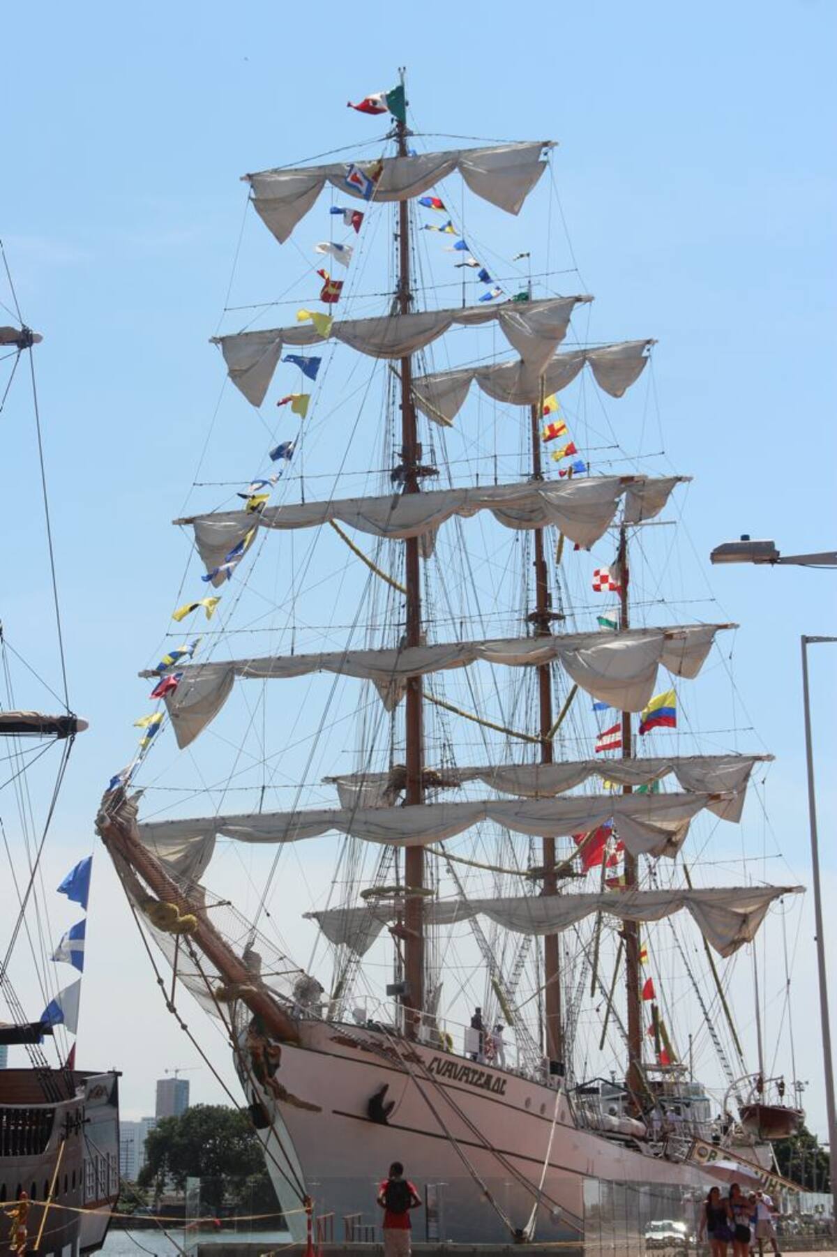 Hasta el 4 de octubre usted podrá apreciar el buque en Cartagena.