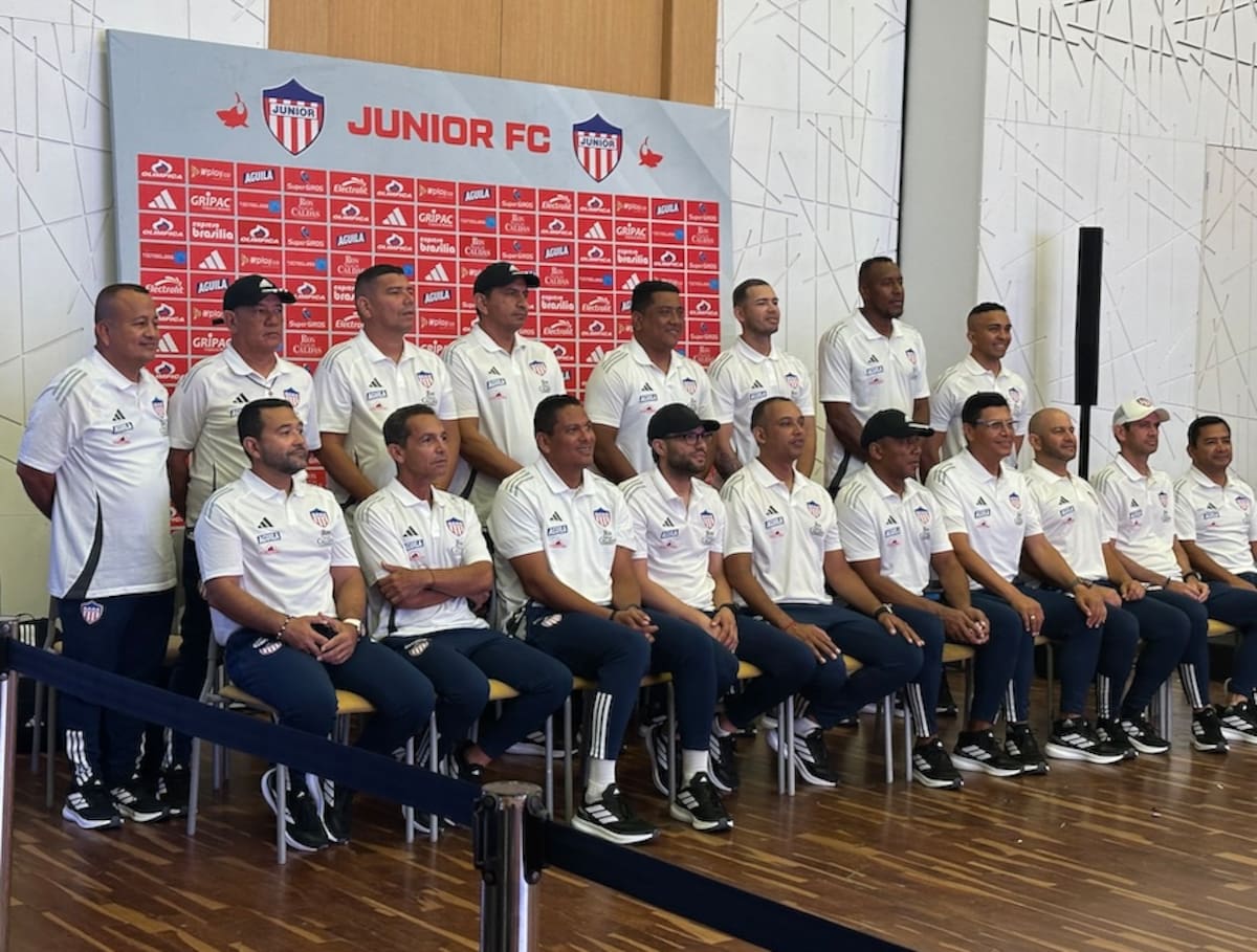 Los directivos presentaron cuerpo técnico con el que Junior de Barranquilla afrontará los torneos del segundo semestre de 2024.