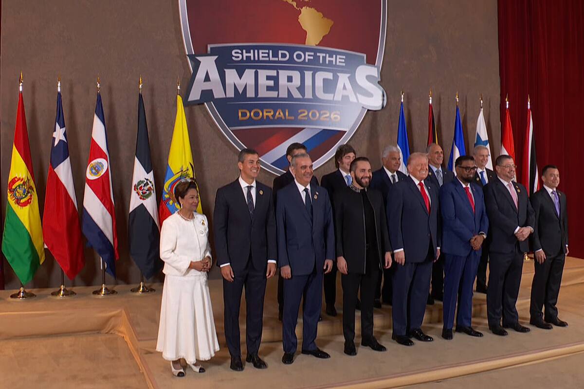 Captura de video de una transmisión de La Casa Blanca del presidente de EE.UU., Donald Trump con los presidentes Latinoamamericanos. //EFE - La Casa Blanca.