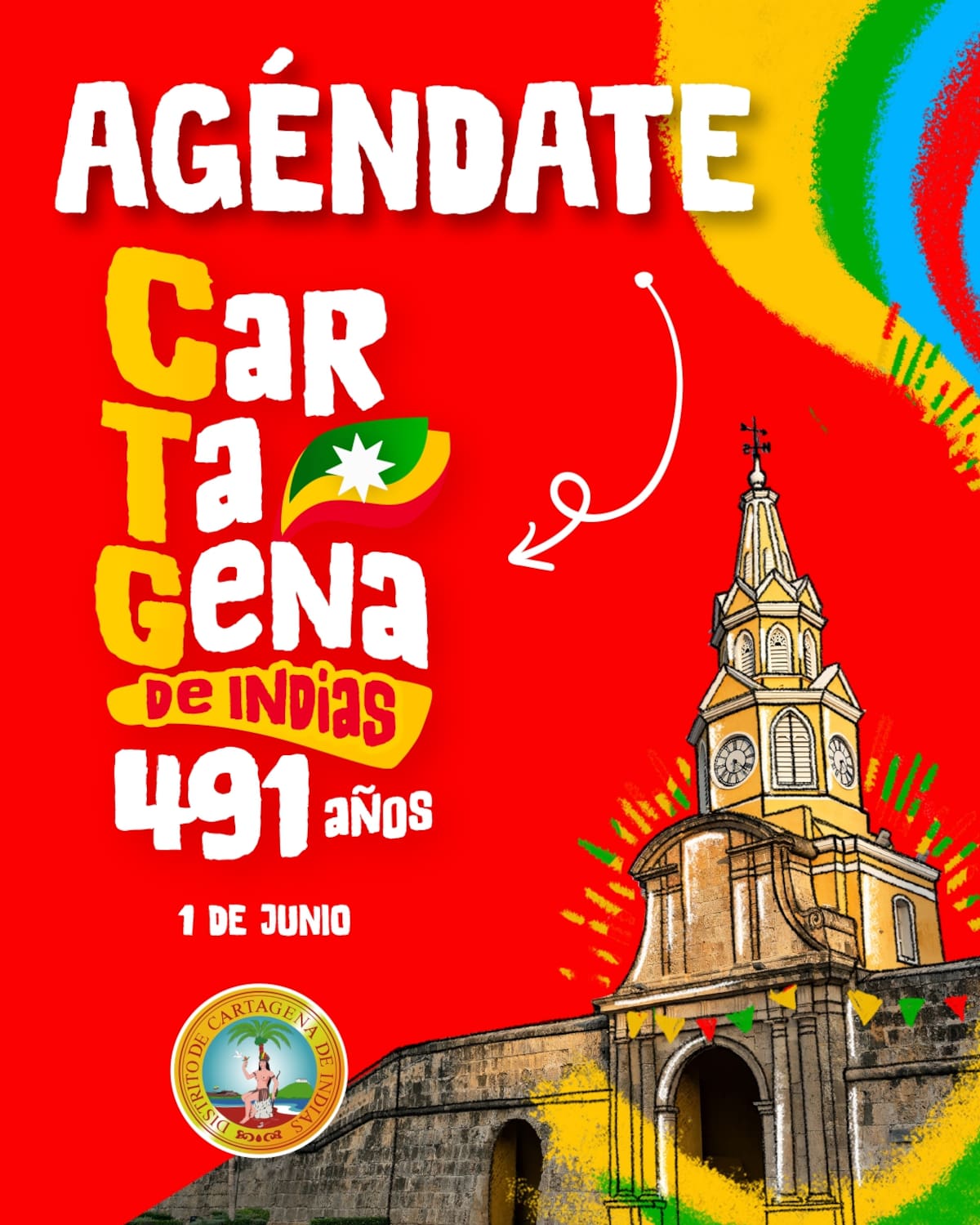 Cumpleaños de Cartagena. //Cortesía.