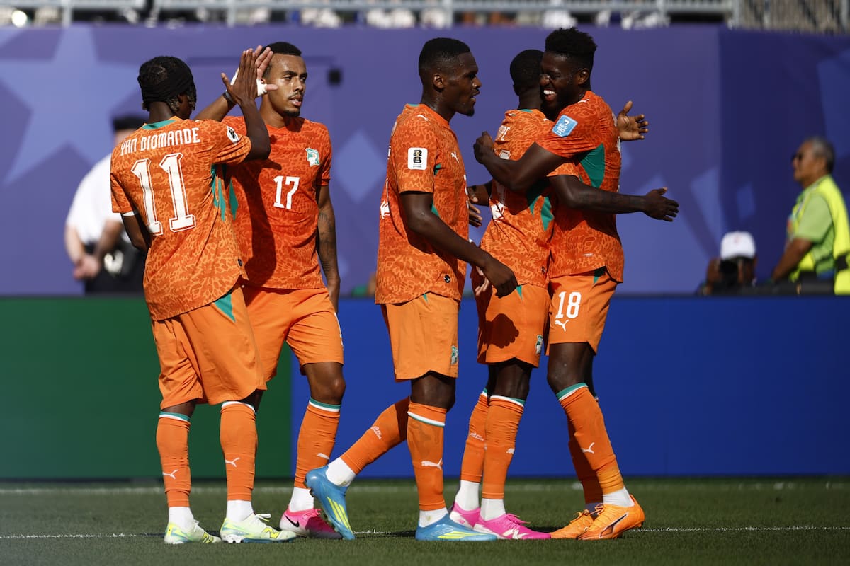 Costa de Marfil pasó por primera vez en su historia a la segunda ronda del Mundial. //Foto, EFE: WILL OLIVER