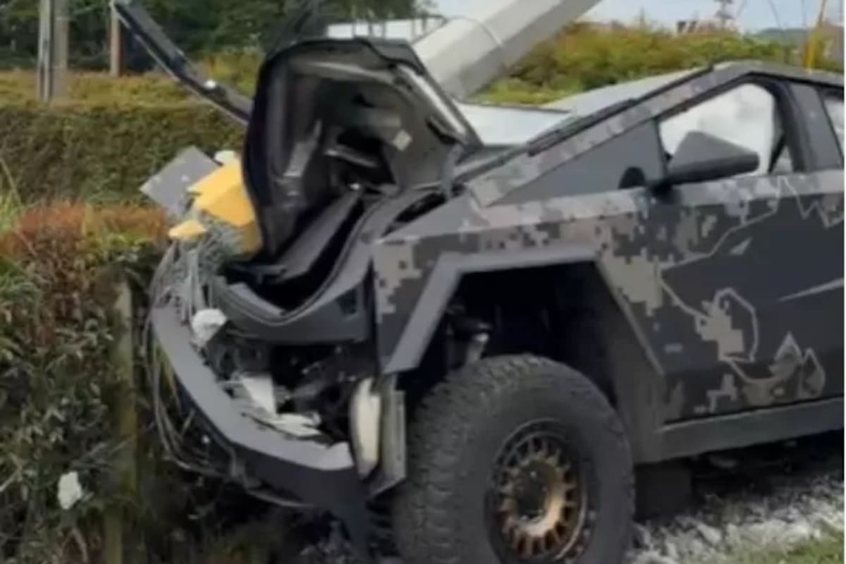 Revelan quién es el dueño de la Tesla Cybertruck que chocó contra un poste en Llanogrande