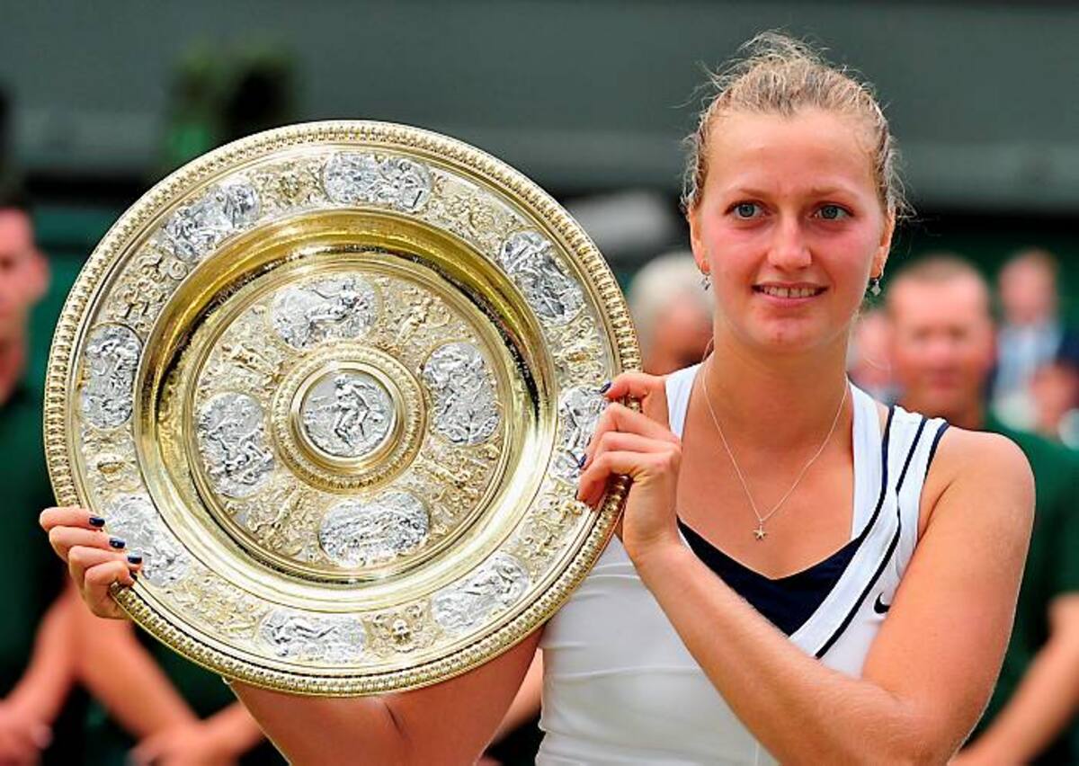 La tenista Petra Kvitova. AFP LEON NEAL