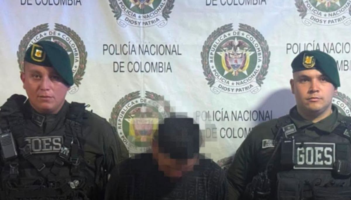 Dairon David Ortiz Leal, señalado como el presunto responsable del homicidio de una joven en Girardot. // Foto: Policía Nacional
