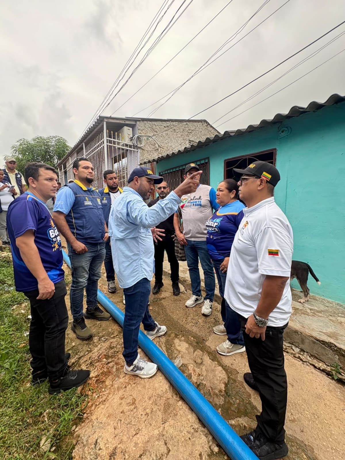 La Gobernación de Bolívar mantiene el acompañamiento a las familias afectadas por las inundaciones ocasionadas por las fuertes lluvias en Turbaco. // Foto: cortesía - Gobernación de Bolívar