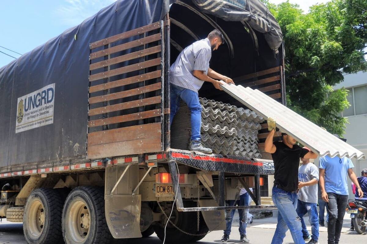 Los municipios damnificados por el vendaval del pasado lunes, Puerto Colombia y Tubará, están recibiendo ayuda de parte del
