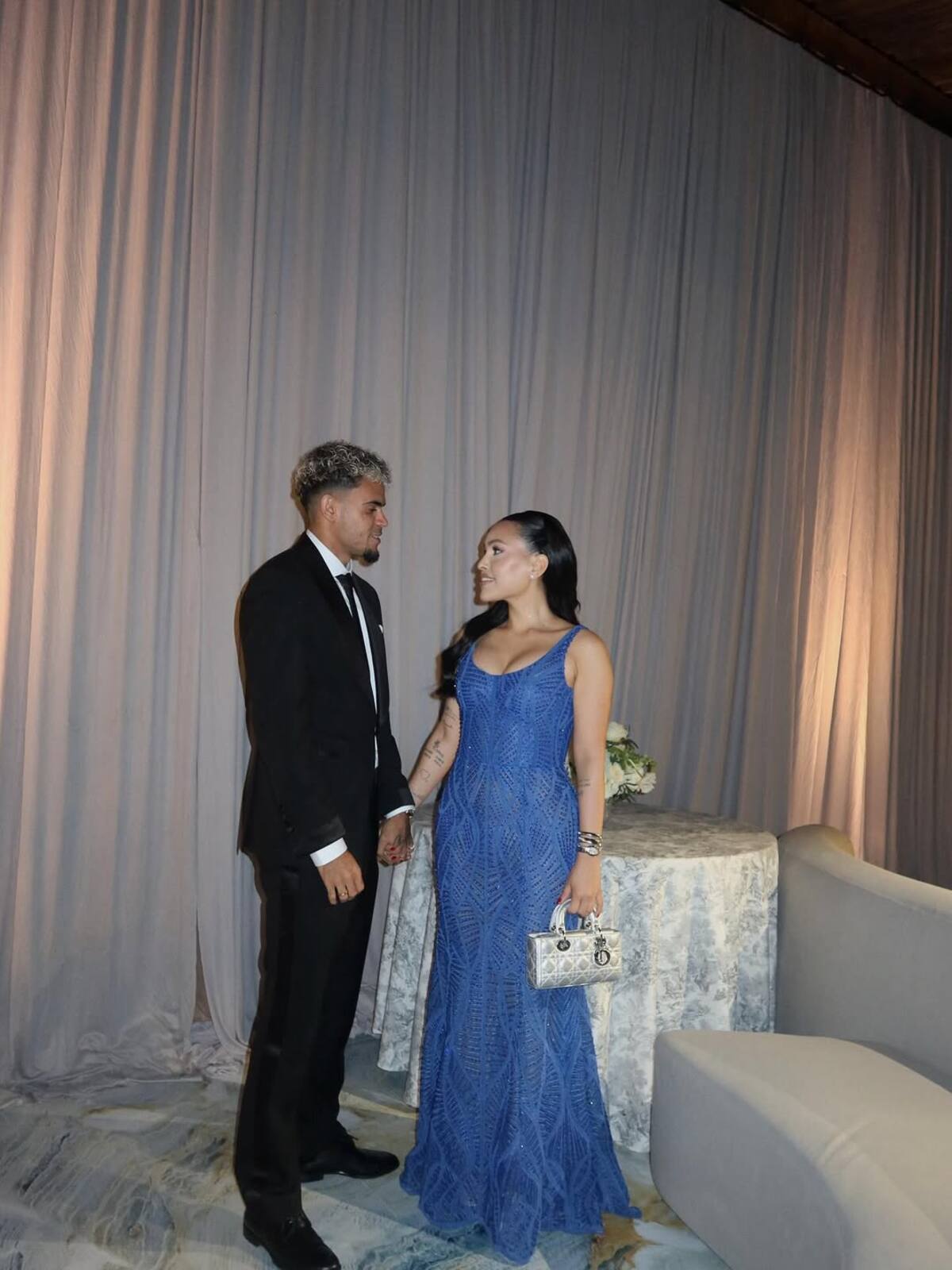 Luis Fernando Díaz y su esposa Gera Ponce. //Foto: Instagram