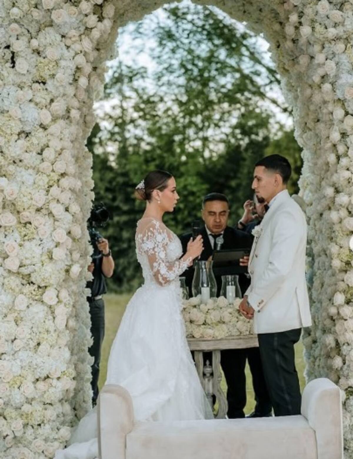 Daniel Muñoz y Manuela Jiménez se casaron el miércoles 18 de junio. //Foto: Instagram