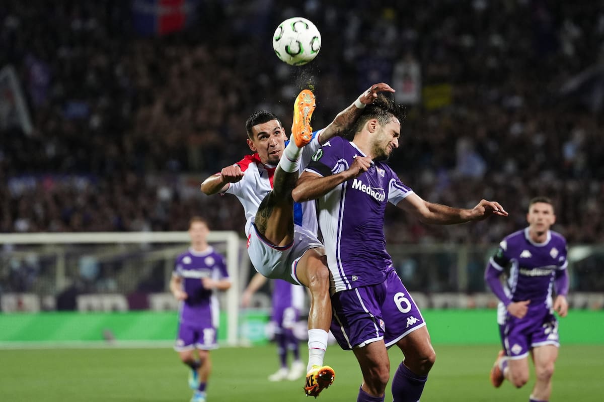 Daniel Muñoz y Jefferson Lerma avanzaron a semifinales de la Conference League con Crystal Palace. //Foto, AP: Massimo Paolone/LaPresse