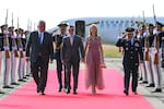 Así fue recibido el presidente de Ecuador en Cali para acompañar a De la Espriella