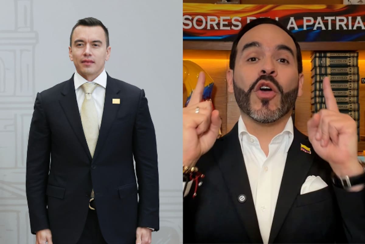 Daniel Noboa y Abelardo de la Espriella. // Foto: EFE