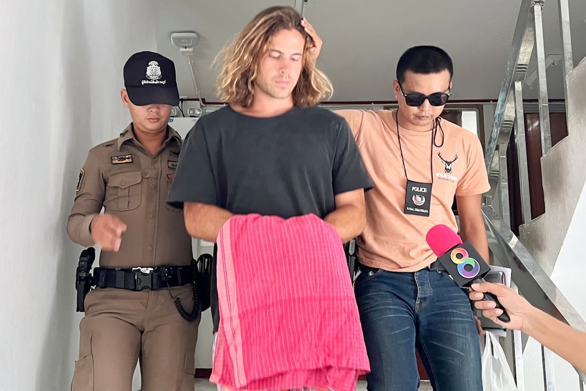 El condenado chef español Daniel Sancho el día de su captura por el crimen del cirujano colombiano Edwin Arrieta. // Foto: Archivo - EFE.