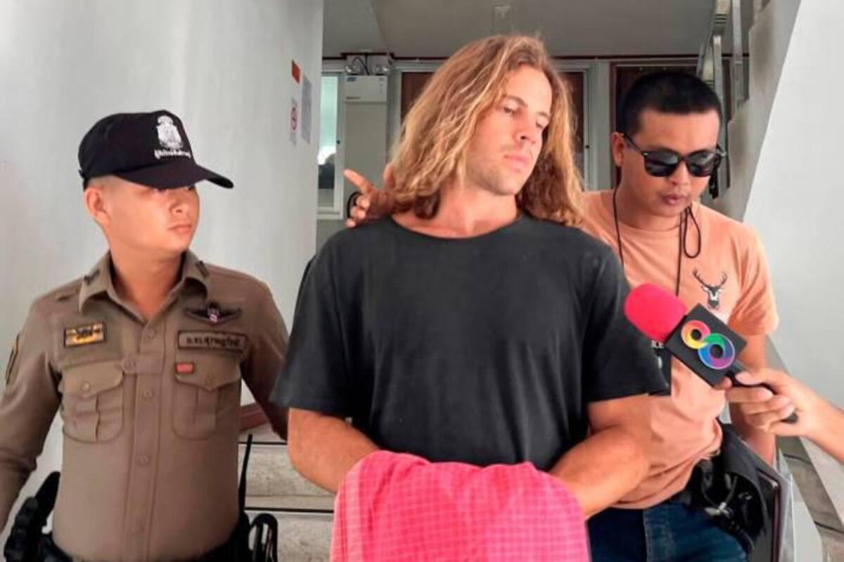 Captura de Daniel Sancho en Tailandia. //EFE
