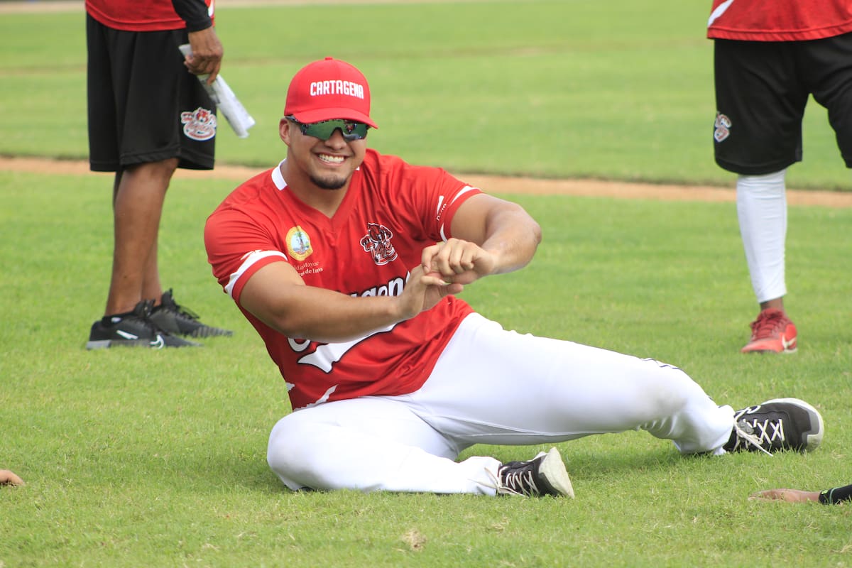 El cartagenero Daniel Vellojin se une a Colombia para el Clásico Mundial de Béisbol 2026. // Foto: Julio Castaño.