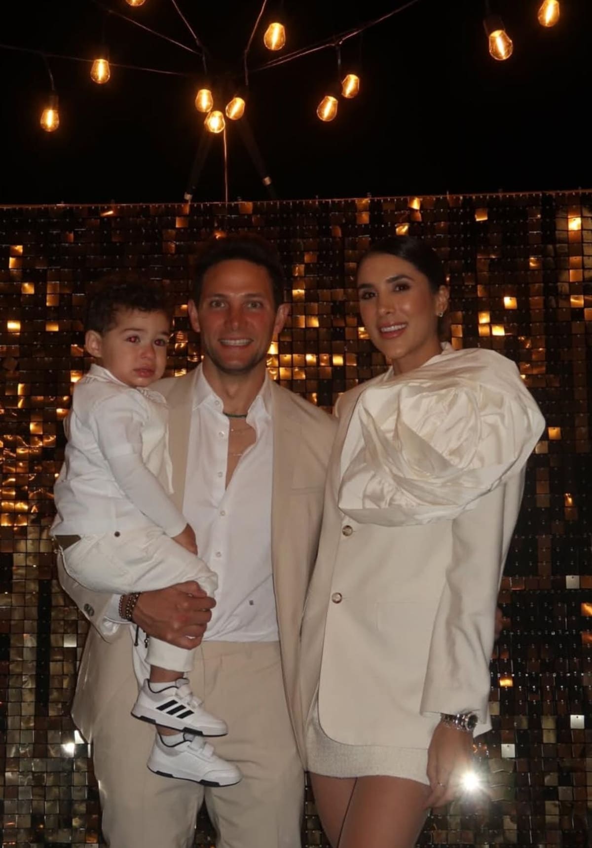 Daniela Ospina celebró fin de año en familia