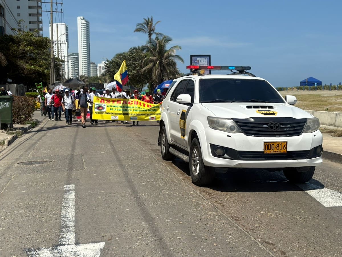 DATT acompañó la movilización de trabajadores este 1° de mayo. // Foto: cortesía - DATT