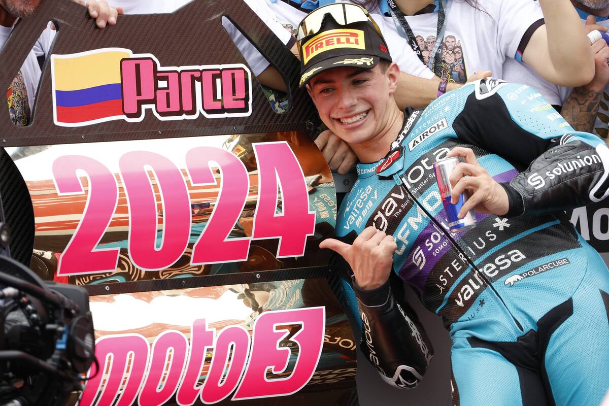 ¡Colombia celebra! David Alonso es el campeón mundial del Moto3
