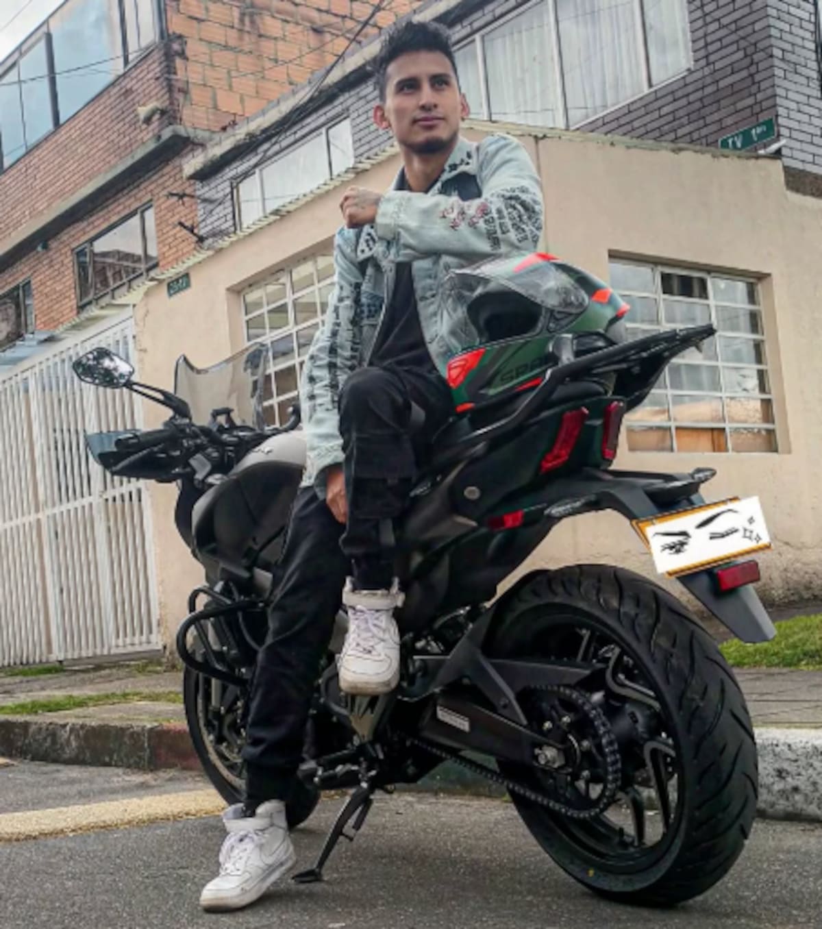 David Mateus denunció el robo de su moto, la cual se ganó en su participación en El Desafío. //Foto: IG @the_david_mateus.