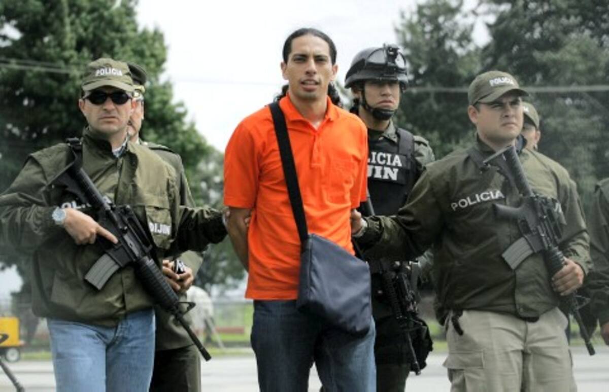 En las primeras imagenes que se concoieron de David Murcia apareció con el cabello largo.