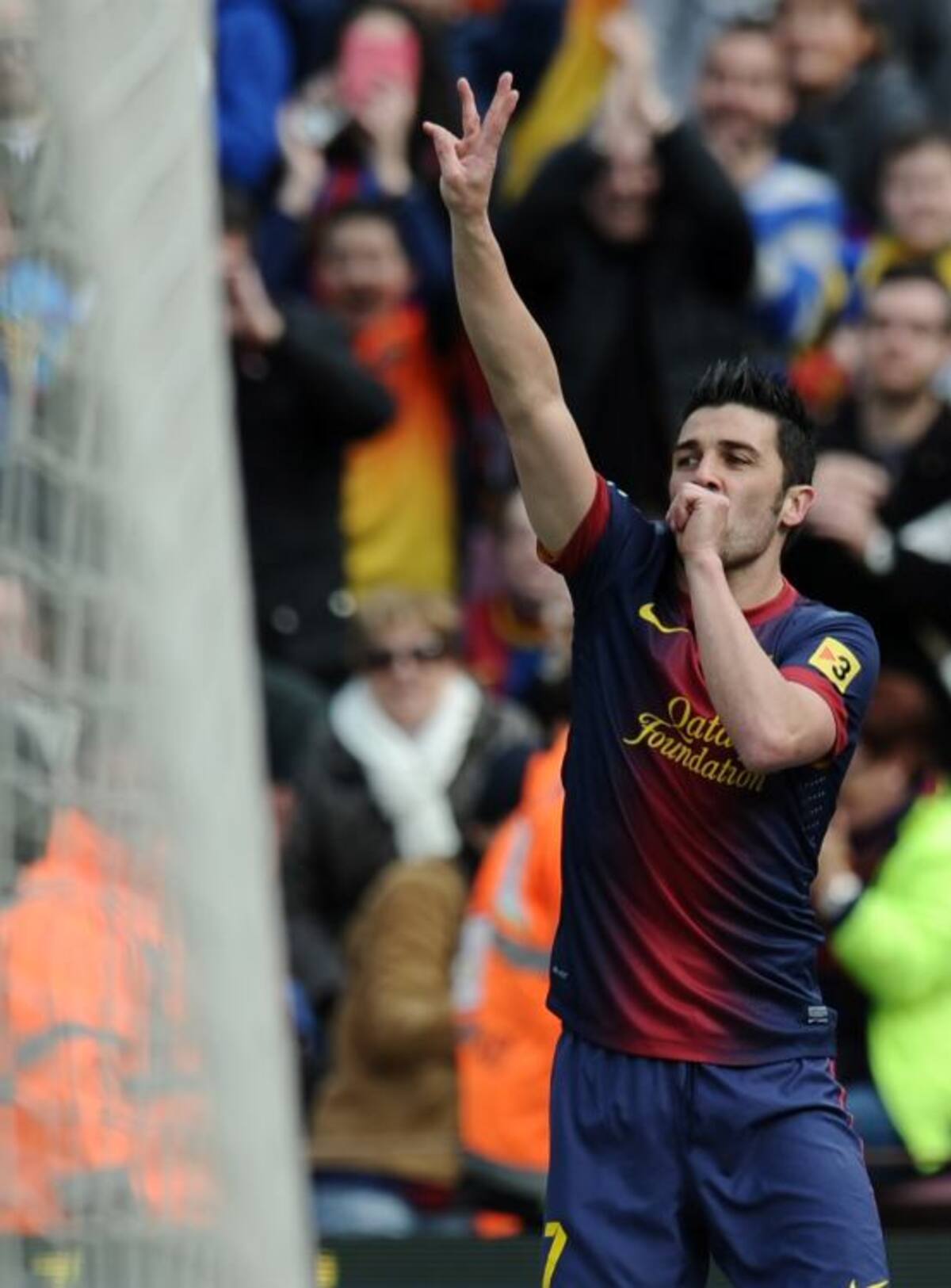 El jugador, de 31 años, anotó uno de los goles el domingo en la goleada por 6-1 al Getafe. AFP LLUIS GENE