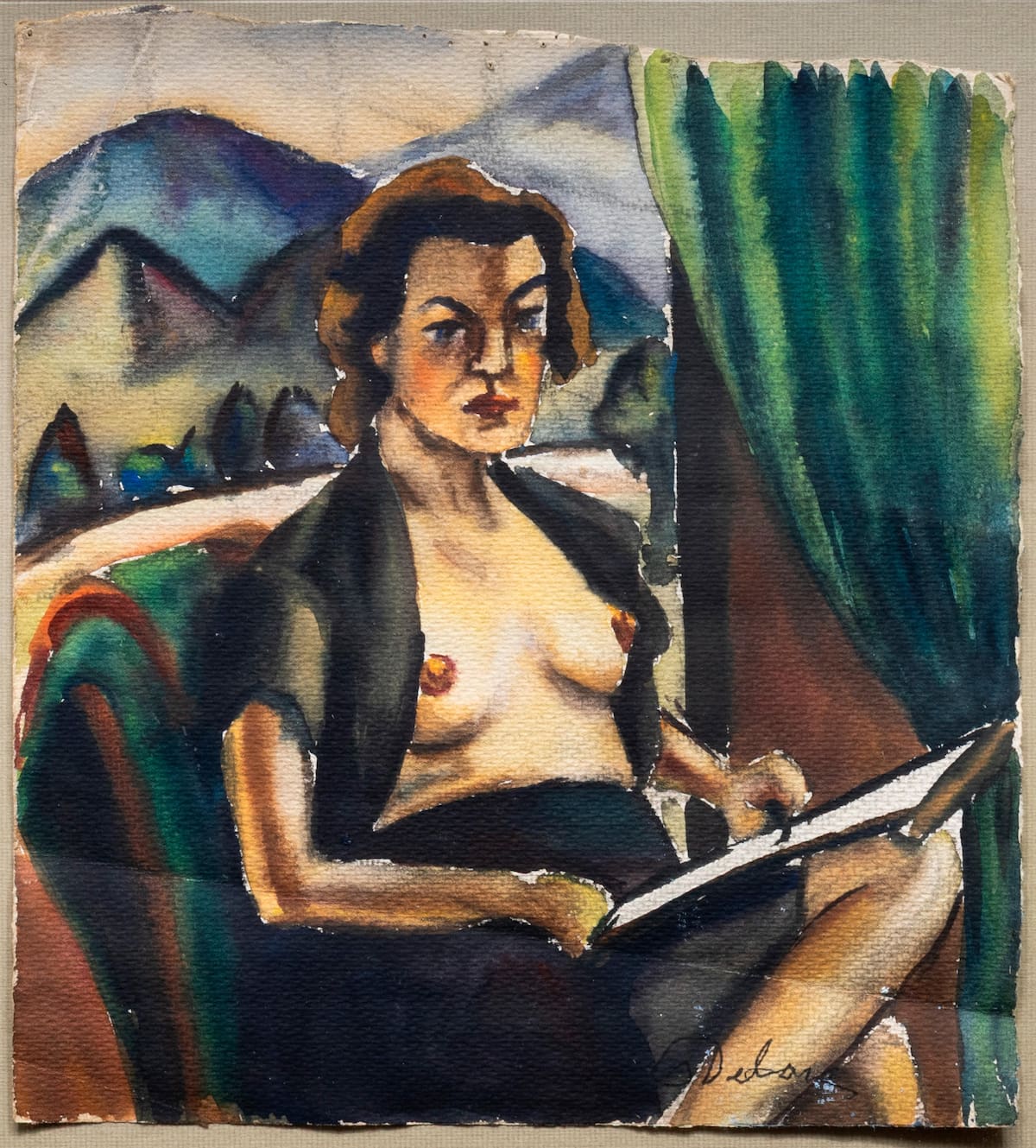 Obra de Débora Arango, de 1940, rescatada por Mateo Blanco. //Foto: Suministrada.
