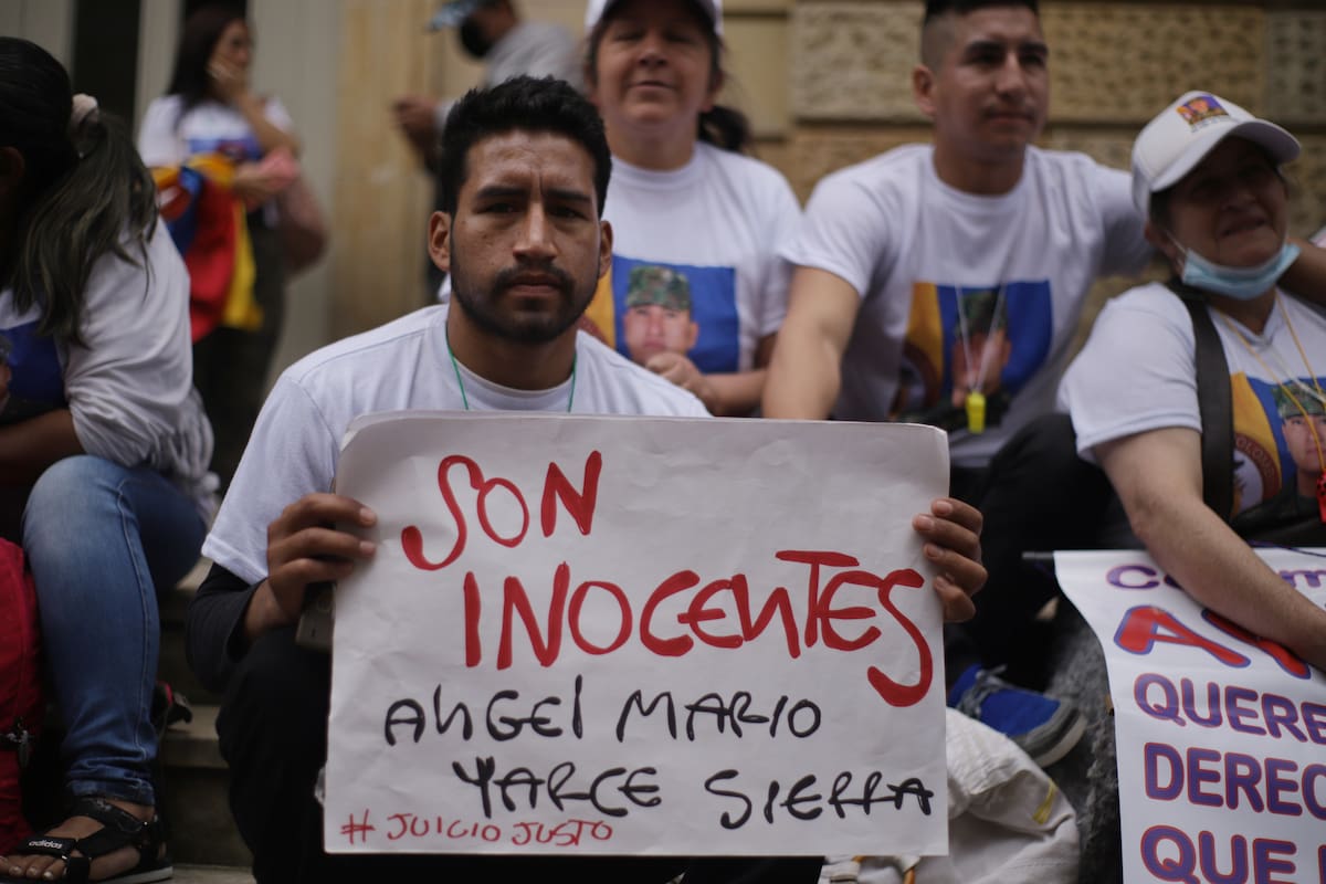 Bogotá. 07 de Julio de 2022. Tras reunirse con una delegación de familiares de los 18 ex militares detenidos hace un año en Haití, sindicados por la muerte de ese país, la canciller Marta Lucía Ramírez dijo que la detención fue irregular. (Colprensa - Álvaro Tavera